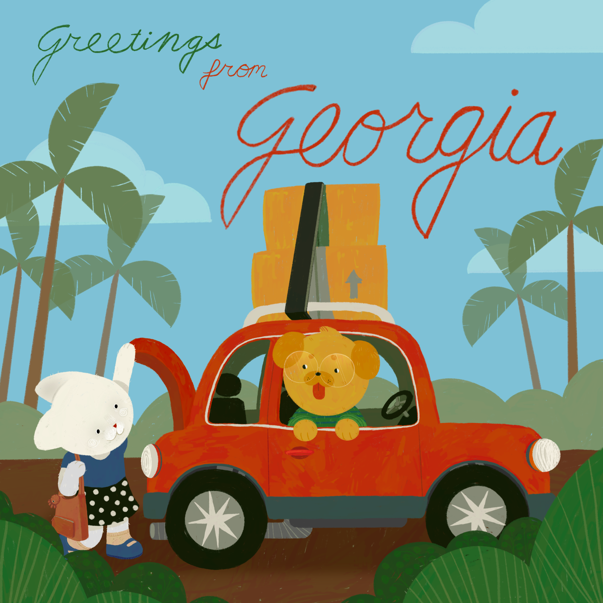 Nostalgic Illustration Print
